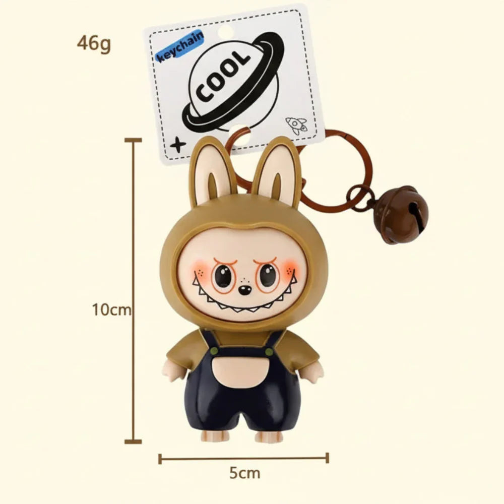 Labubu Face-Changing Mini Cartoon Keychain Toy