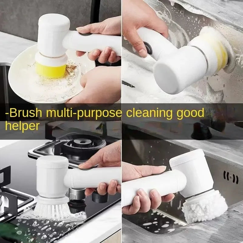 5 in 1 Electric Cleaning Brush for Household Use