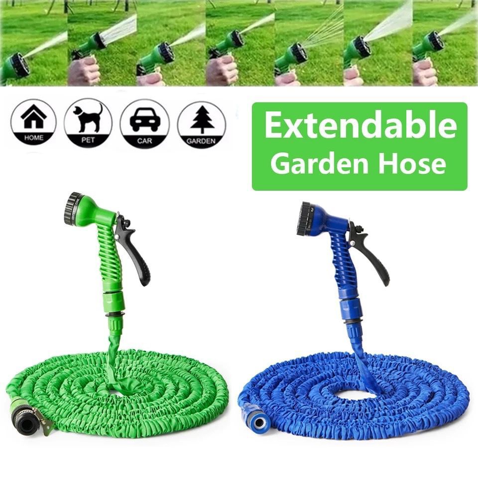 Magic Hose Pipe 50 Ft for Home, Lawn and car wash (Random Color)