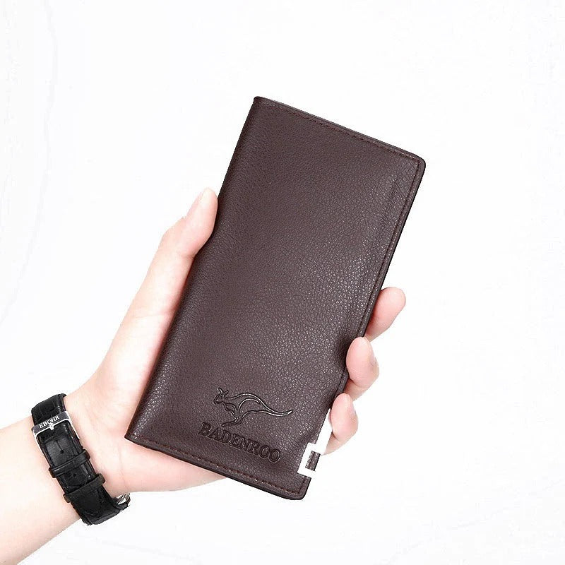 Ultra slim long purse wallet
